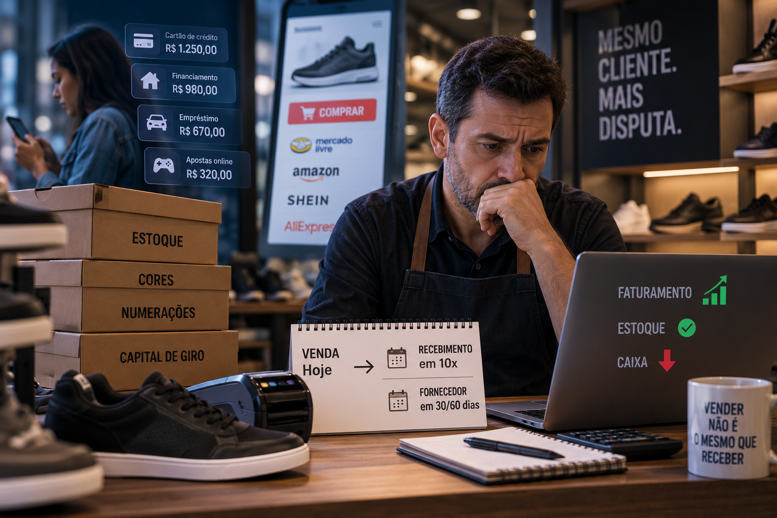 Seu cliente está sem dinheiro — e o caixa da loja sente primeiro